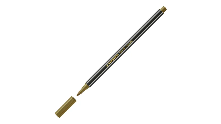 STABILO® Premium Metallic-Filzstift - STABILO Pen 68 metallic - Einzelstift - gold gold