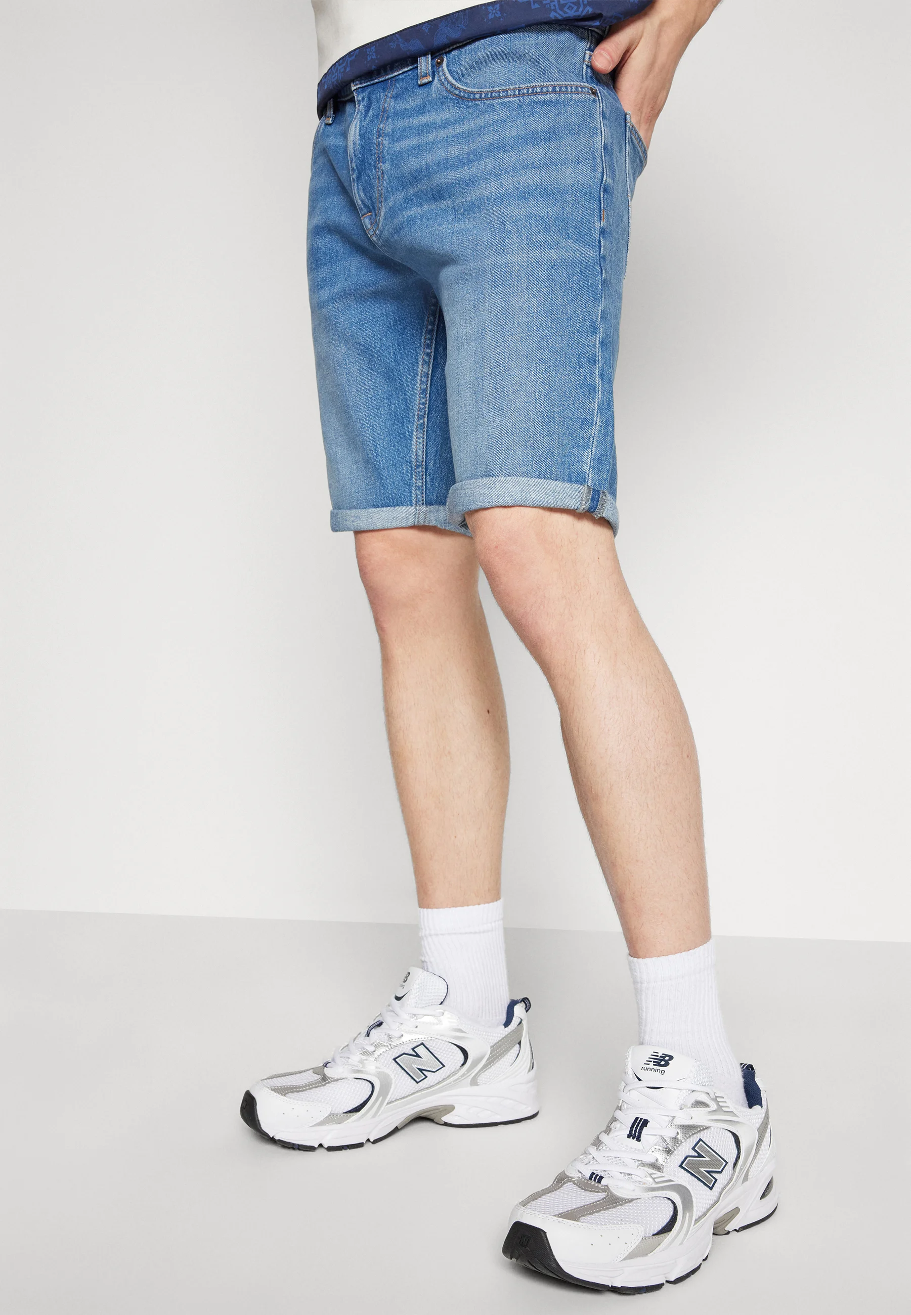 Tommy Jeans SCANTON - Pantalones cortos vaqueros
