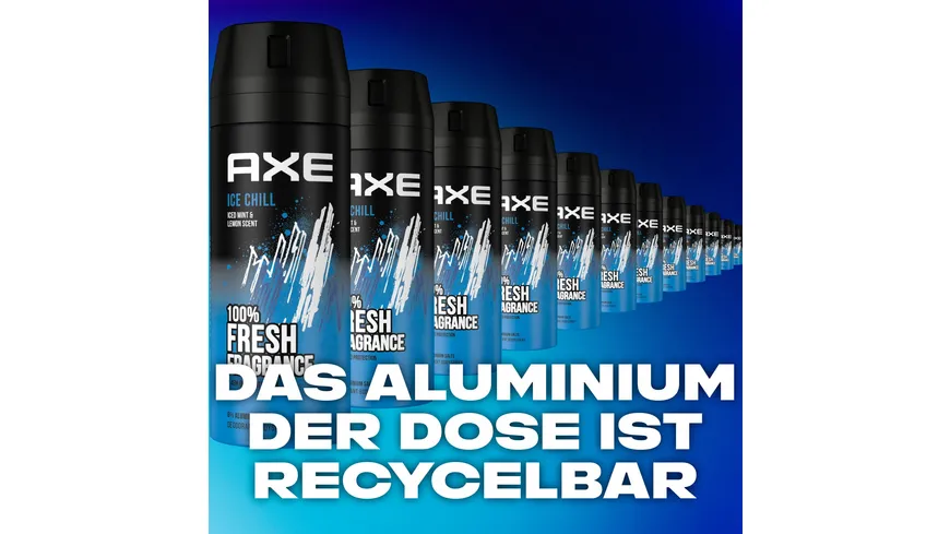 AXE Bodyspray Ice Chill ohne Aluminiumsalze 150 ml