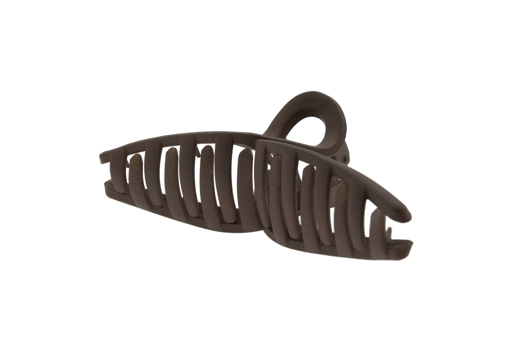 Κλιπ μαλλιών Life Slim Matte Brown