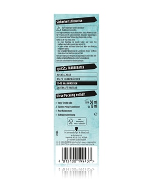 Schwarzkopf got2b Farb/Artist 097 Mermaid Grün Stufe 1 Haarfarbe-80 ml