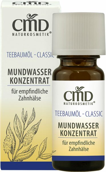 CMD Naturkosmetik Teebaumöl Classic Mundwasser Konzentrat Mundspülung