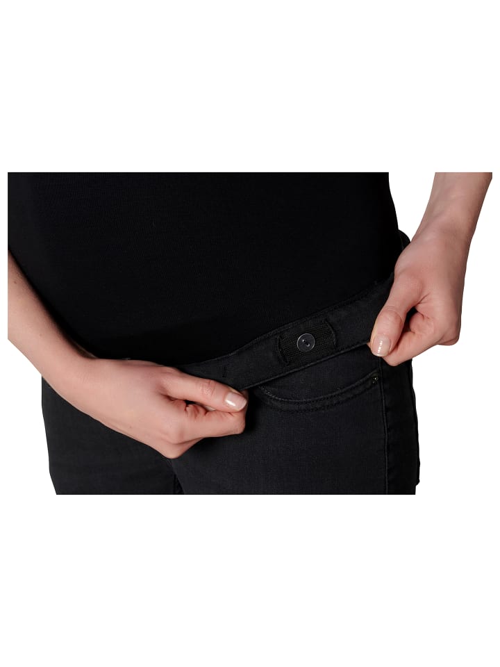 Noppies Skinny Umstandsjeans Avi in Black Denim günstig kaufen