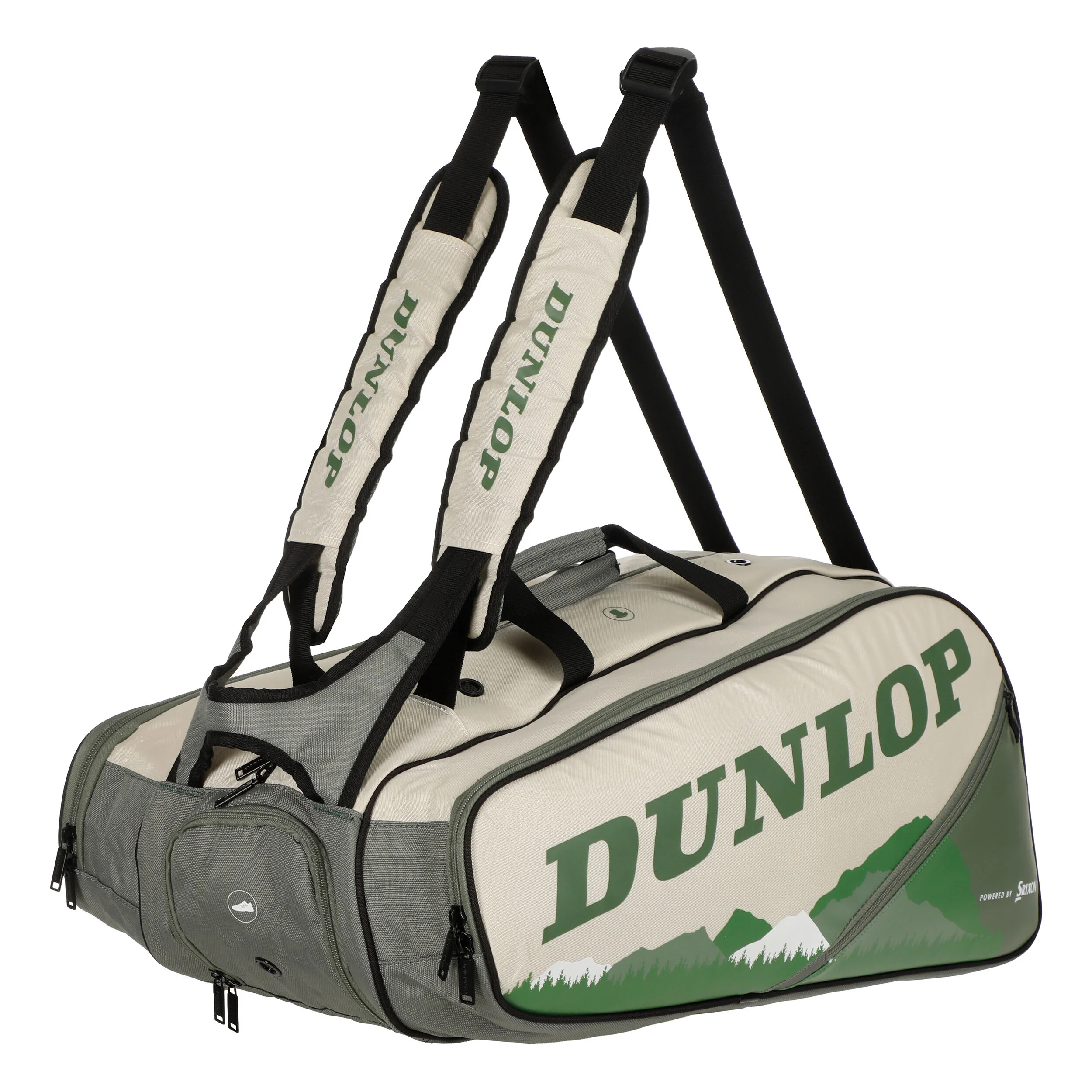 Performance Schlägertasche 12er - Grün, Beige