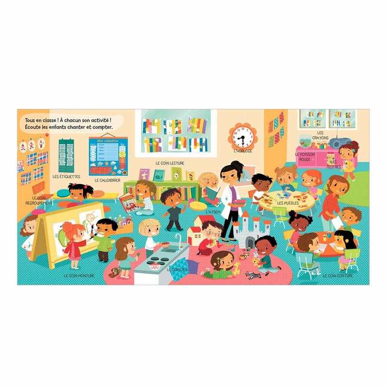 Livre L'école maternelle Mes premiers docs sonores - Gründ