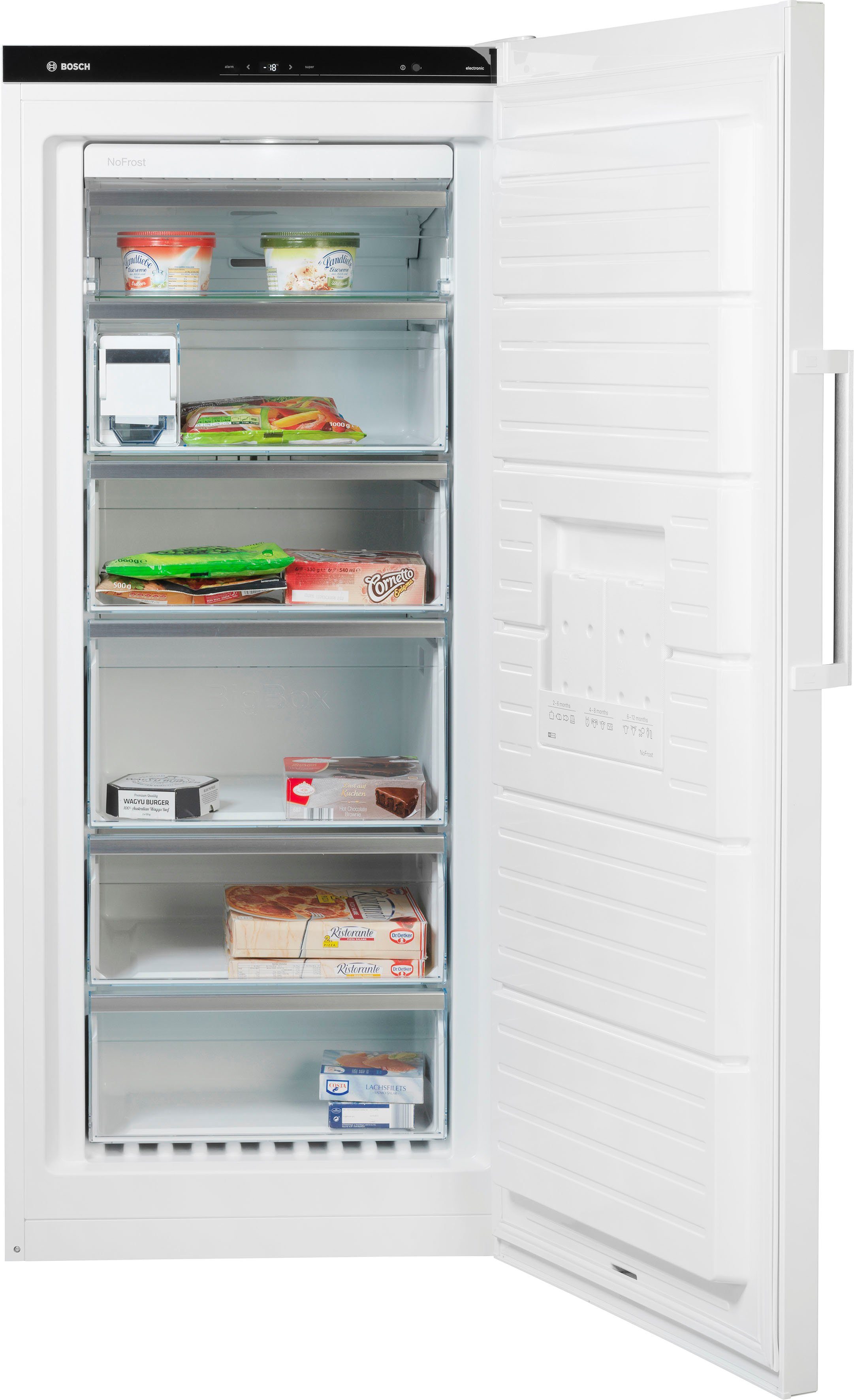 BOSCH Gefrierschrank 6 GSN51AWDV, 161 cm hoch, 70 cm breit