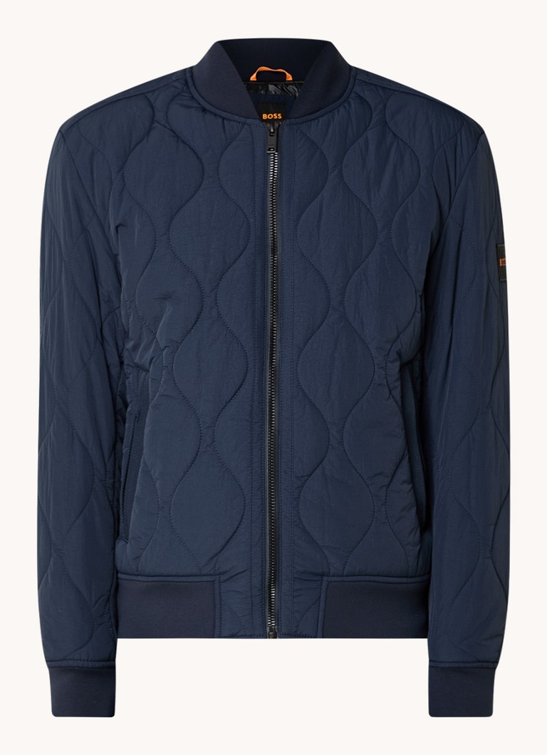 Giacca trapuntata HUGO BOSS Ostrong con logo