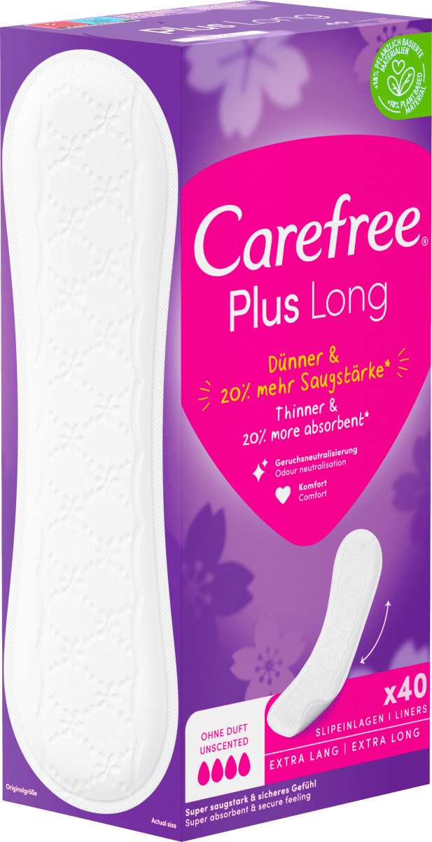 Slipeinlage Plus Long, 40 St