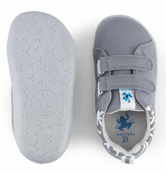 HopFrög ~ Smart Walker Canvas Sneaker ~ Eco Gray