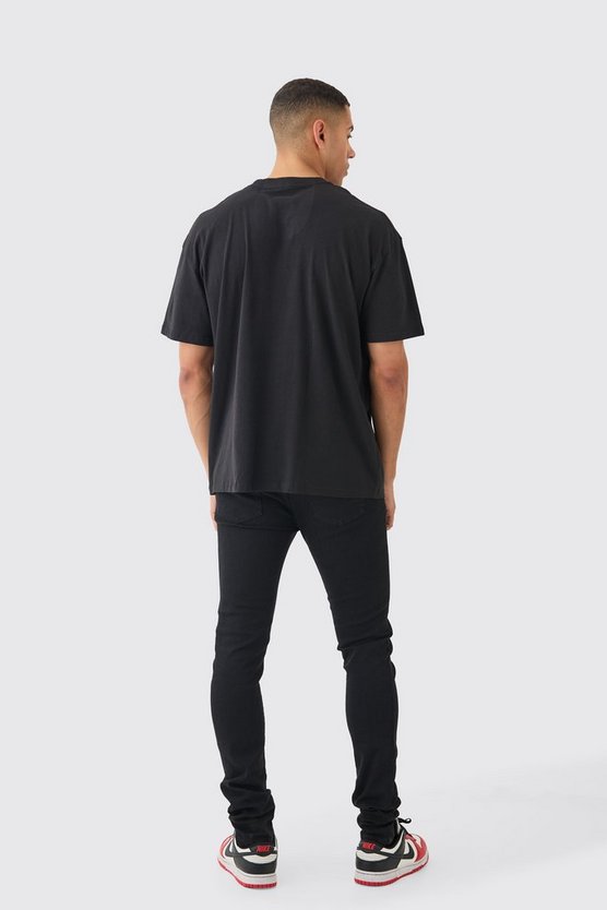 Oversize T-Shirt mit lizenziertem Attack Of Tiger Print