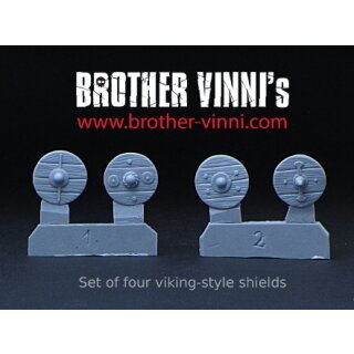 Set of 4 Shields (28 mm)