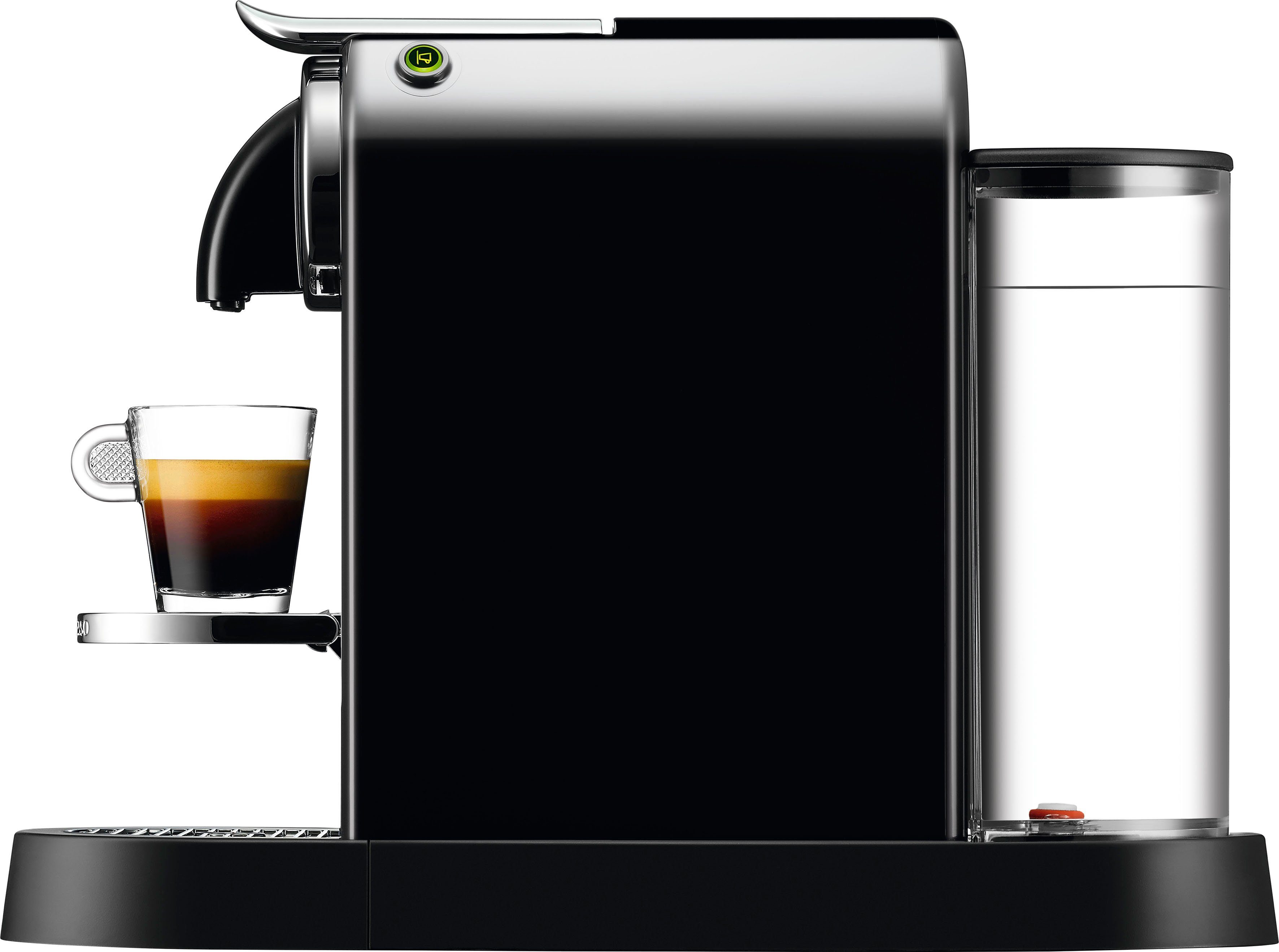 Nespresso Kapselmaschine CITIZ EN 167.B von DeLonghi, Black, inkl. Willkommenspaket mit 7 Kapseln
