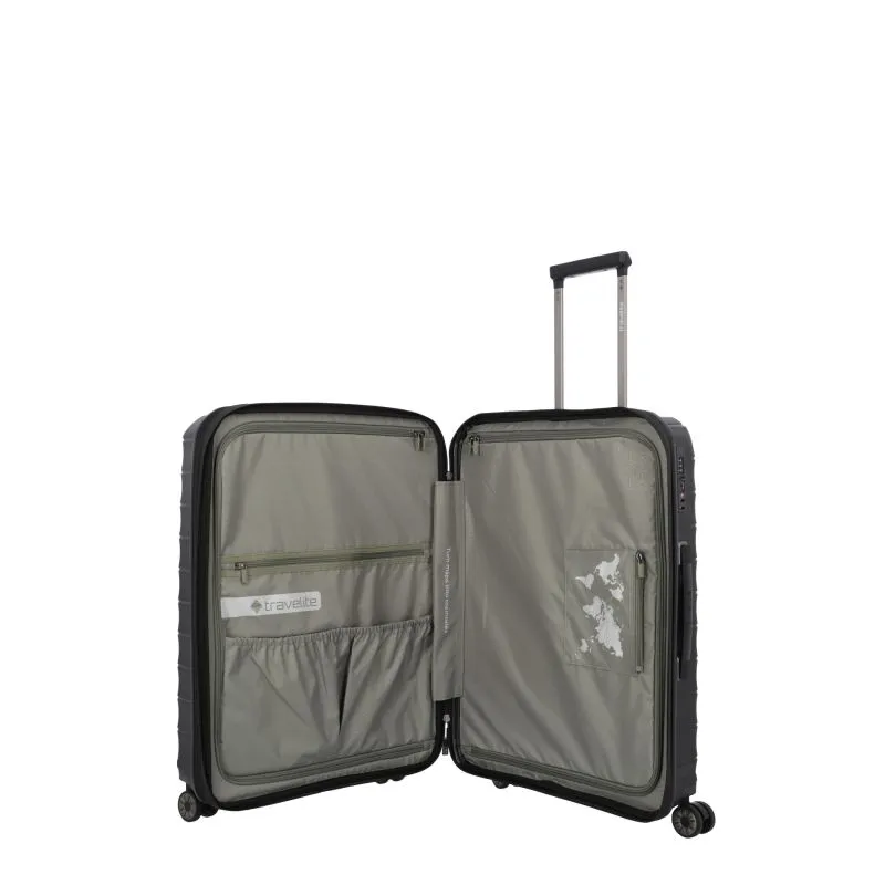 Travelite MOOBY Trolley M (66 cm) - Schwarz
