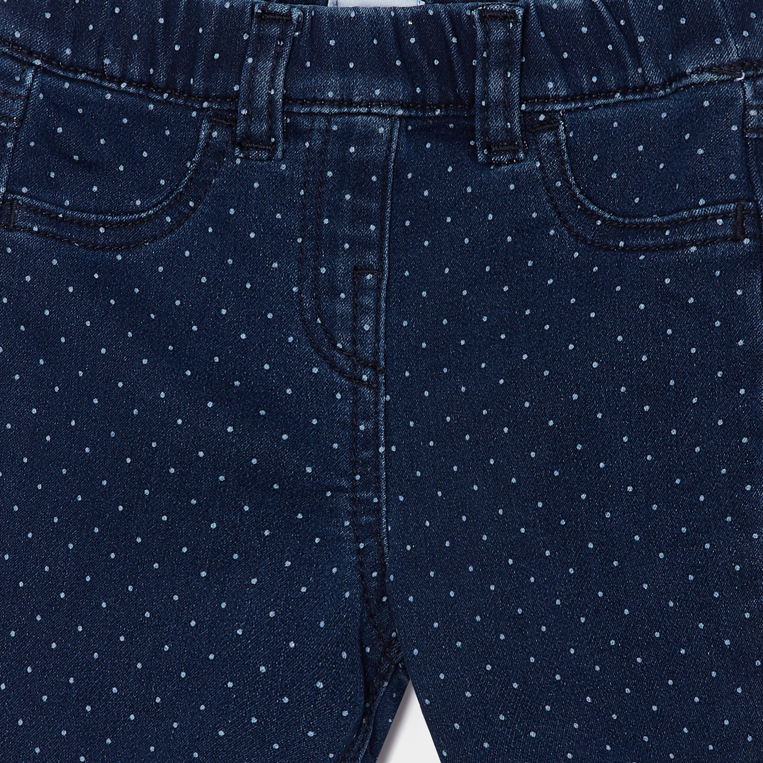 Jegging taille élastiquée denim stone bébé fille | La Halle