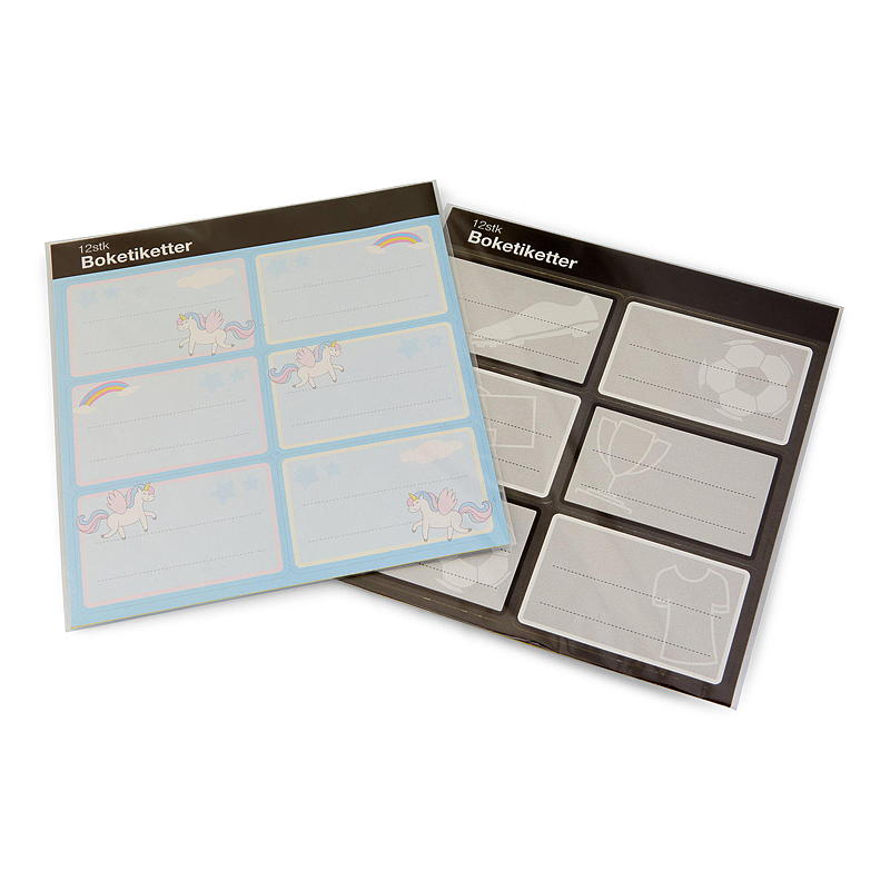 Boketiketter 12-pk
