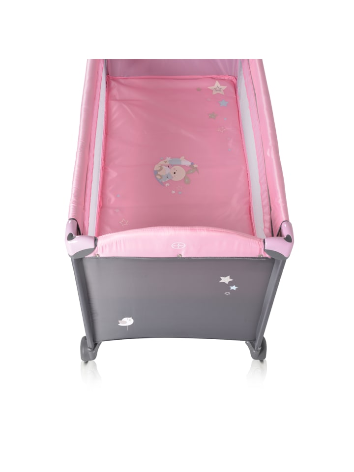 Moni Reisebett Sleepy Rollen in rosa günstig kaufen 60x120 cm