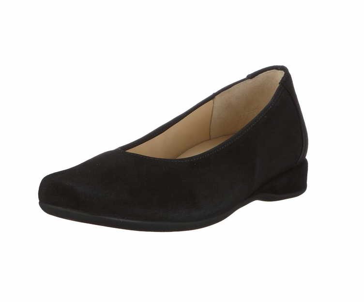 HASSIA Klassische Slipper schwarz Petra
