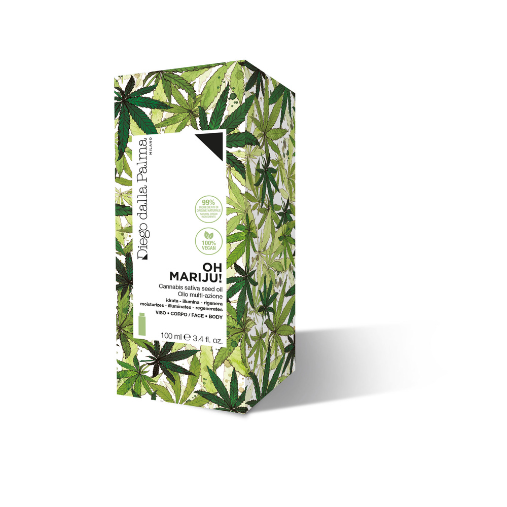 Diego Dalla Palma Cannabis sativa seed oil  - face and body HUILE VISAGE ET CORPS
