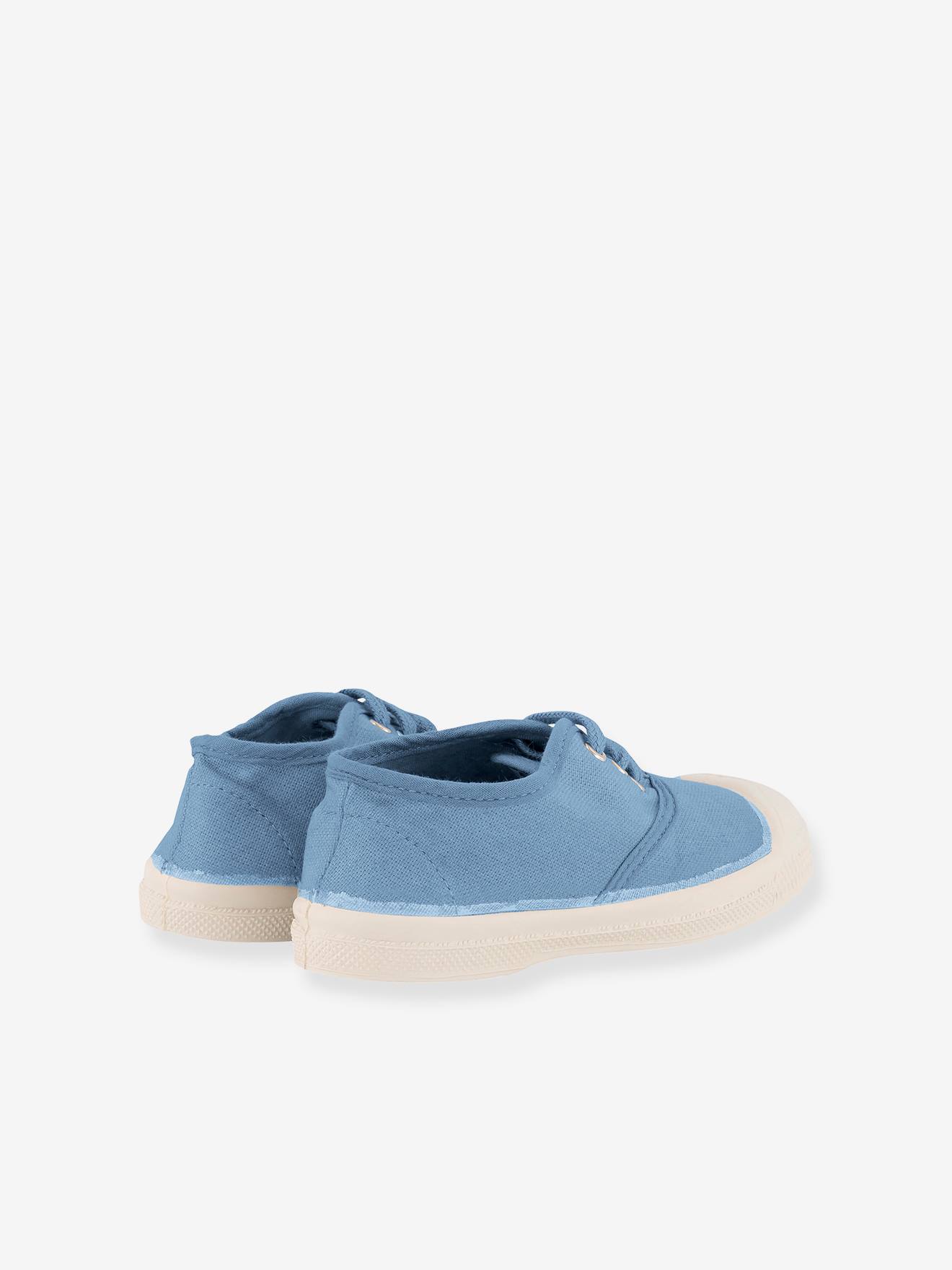 Tennis à lacets coton enfant BENSIMON® marine