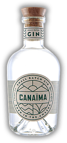 Canaima Small Batch Gin Canaima Small Batch Gin Seinen Ursprung hat der Premium-Small Batch Gin im Amazonas Regenwald. 0,7	 Liter - Vol 47%