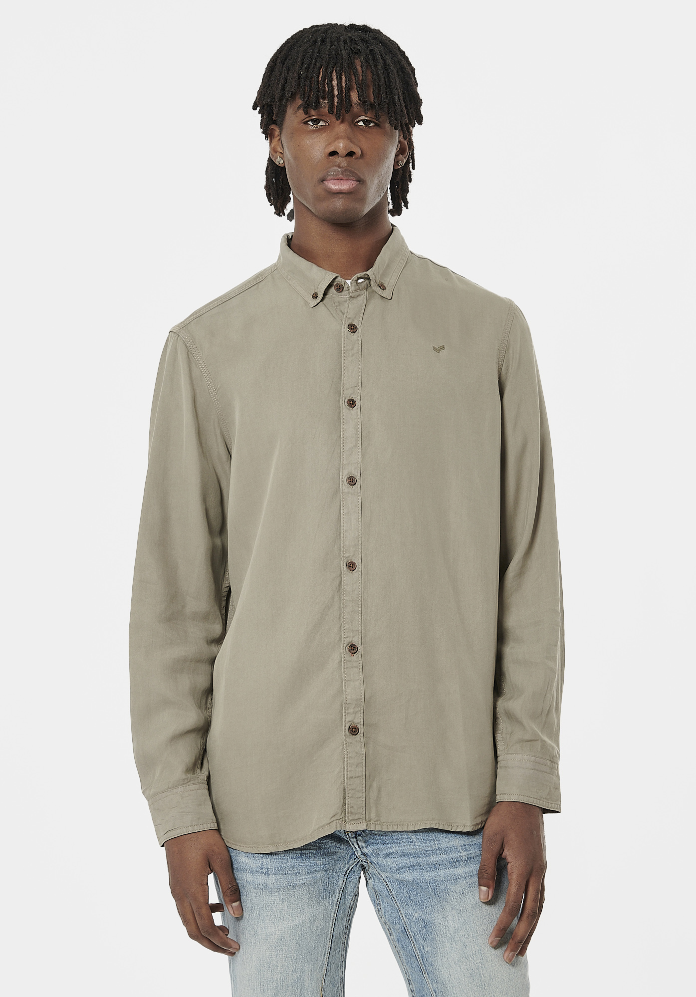 MALIK  Chemise kaki Homme