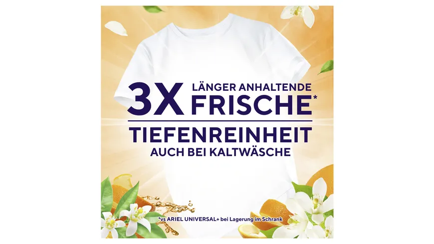 Lenor flüssiges universal Waschmittel Orangenblüte Pfirsich 1 l