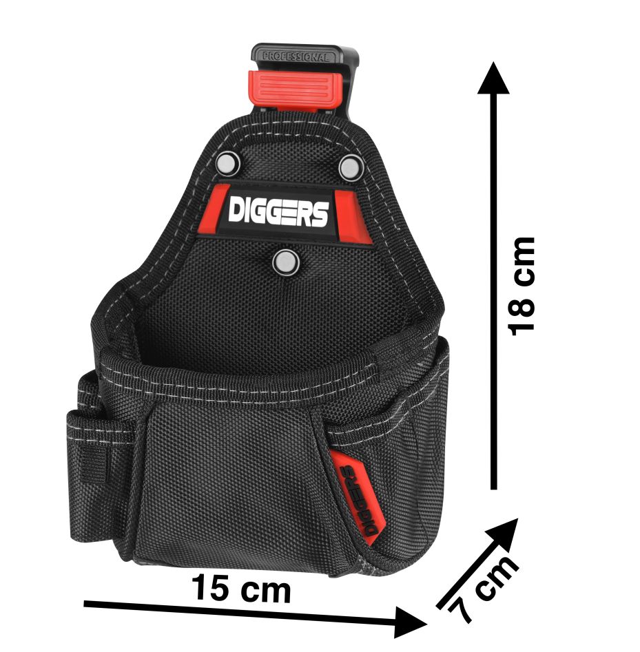 DIGGERS DK590 Snabbklickmåttbandspåse