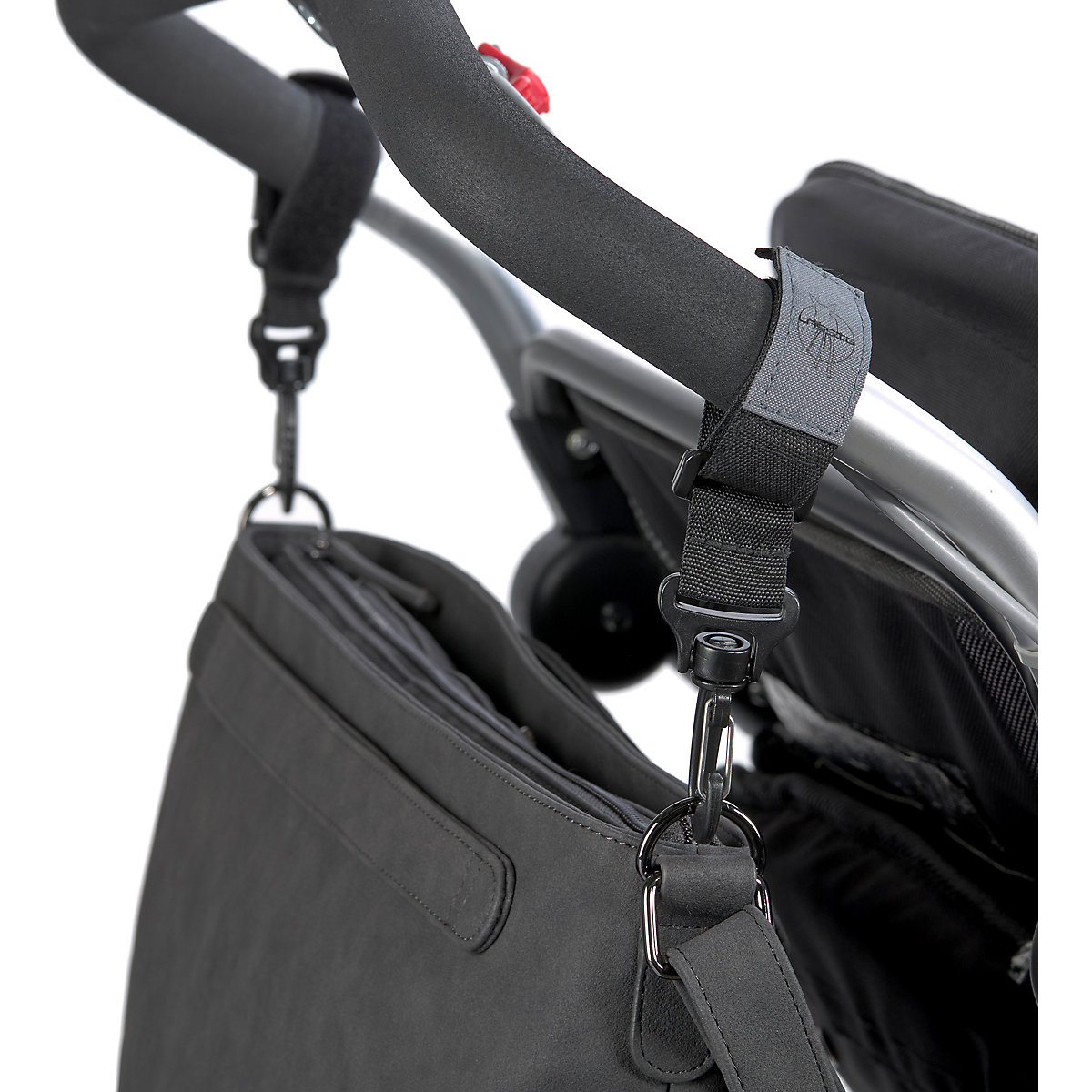 Wickeltasche Zender vegan anthrazit, inkl. Zubehör & Wickelunterlage