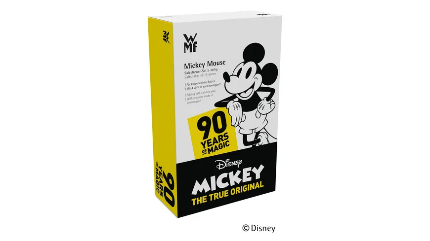 WMF Kinder Löffel & Salzstreuer Set Mickey Mouse 5-tlg.