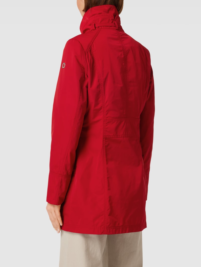 Jacke mit Label-Detail in rot