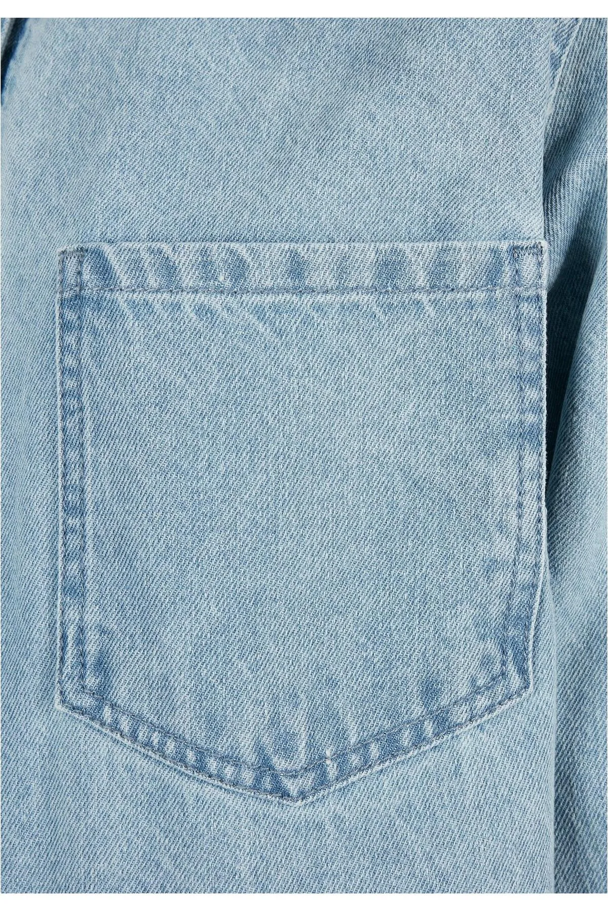 Urban Classics  Damen Übergroßes Jeans-Hemdkleid für Damen