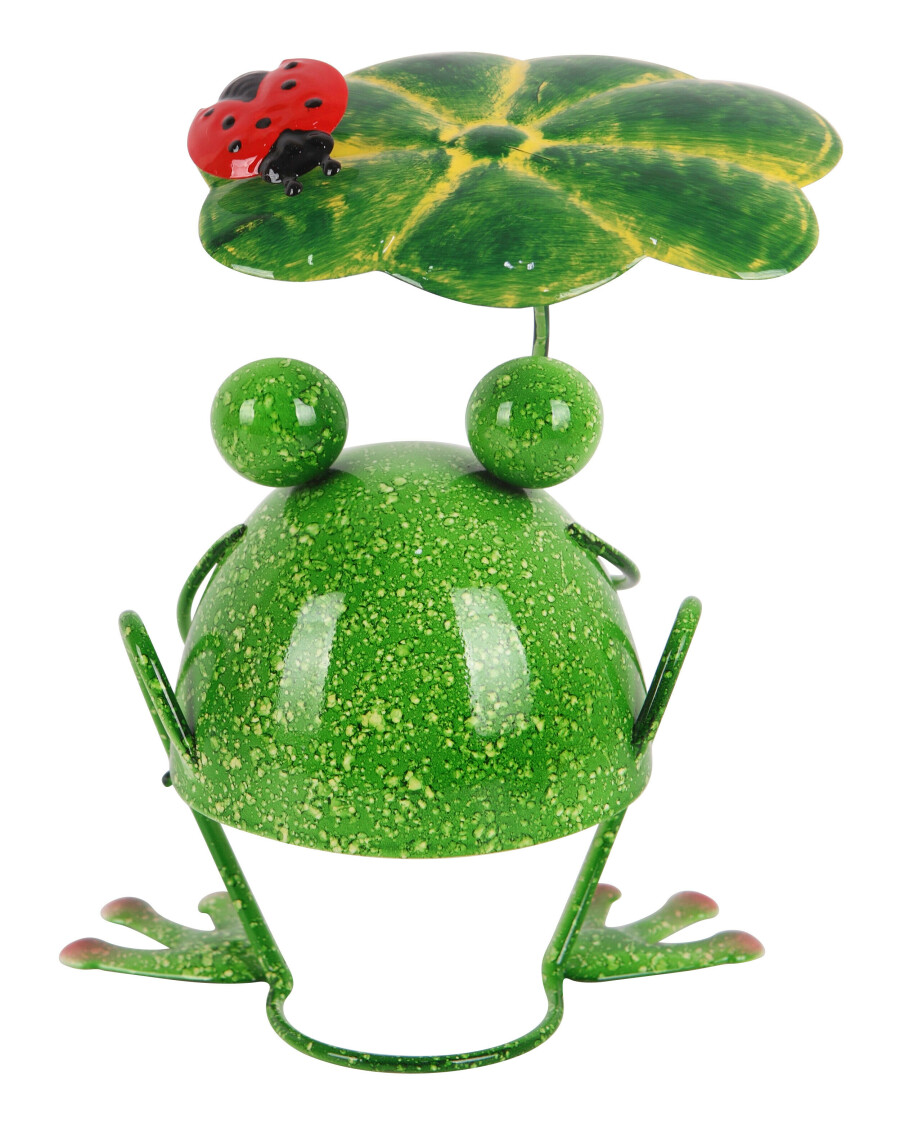 Deko-Frosch aus Blech