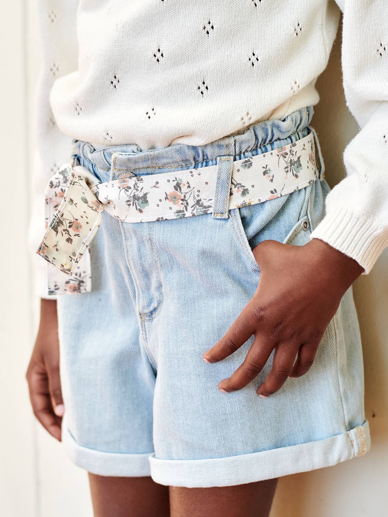 Short en denim style 