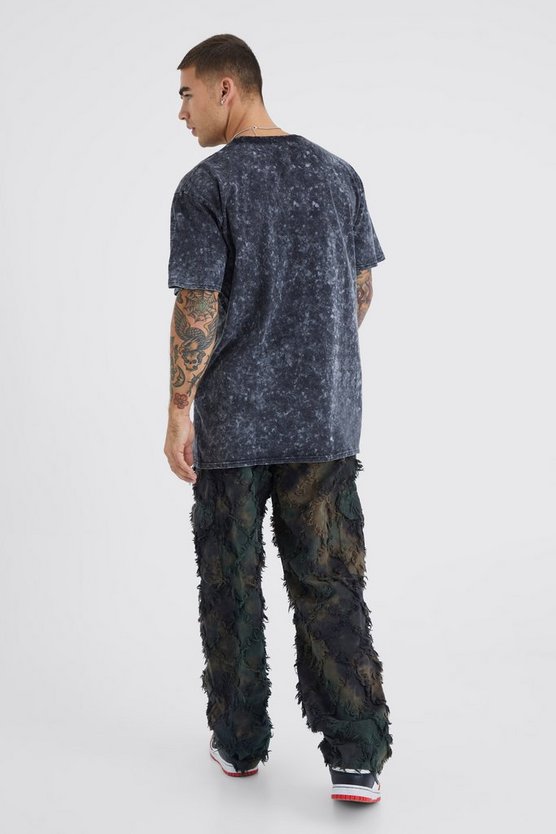 Oversize T-Shirt mit Homme Bear Print