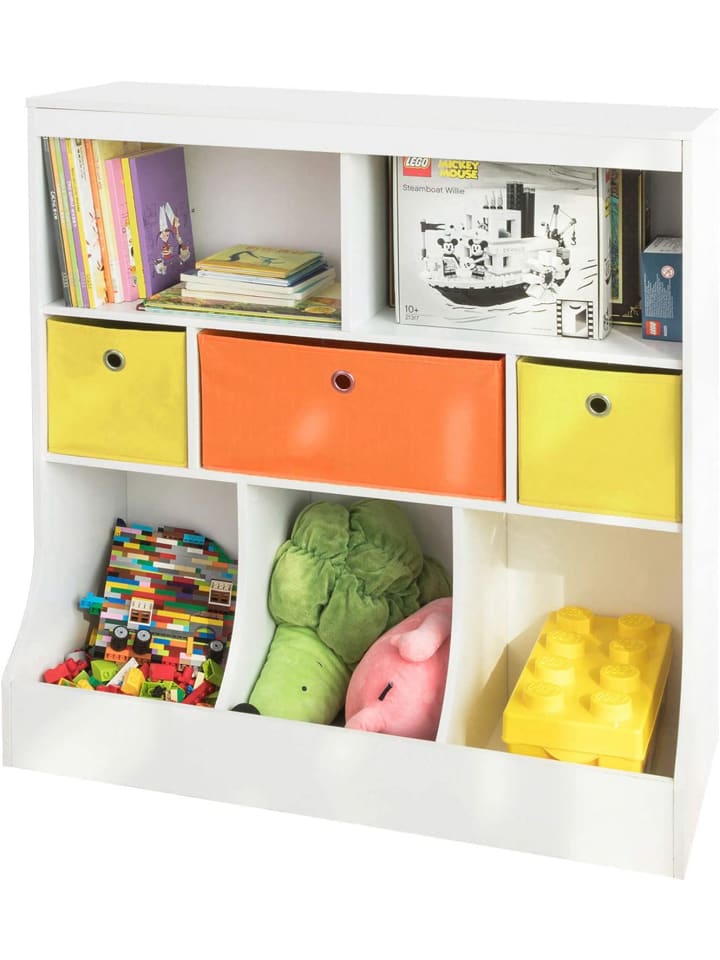 SoBuy Bücherregal in Weiß - (B)92 x (H)93 x (T)40cm günstig kaufen onesize