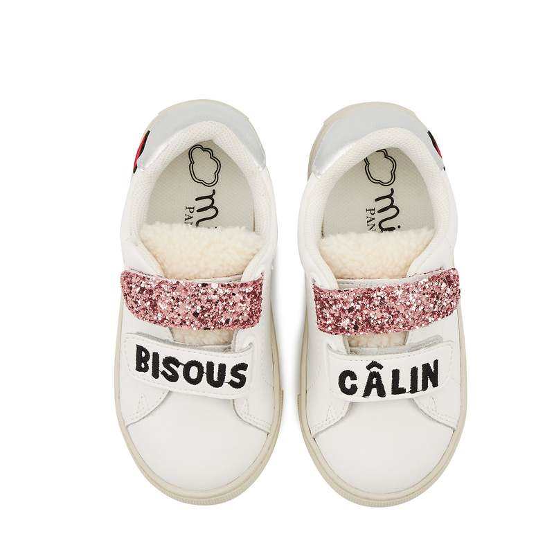 Baskets en cuir Mini Edith bisous câlin
