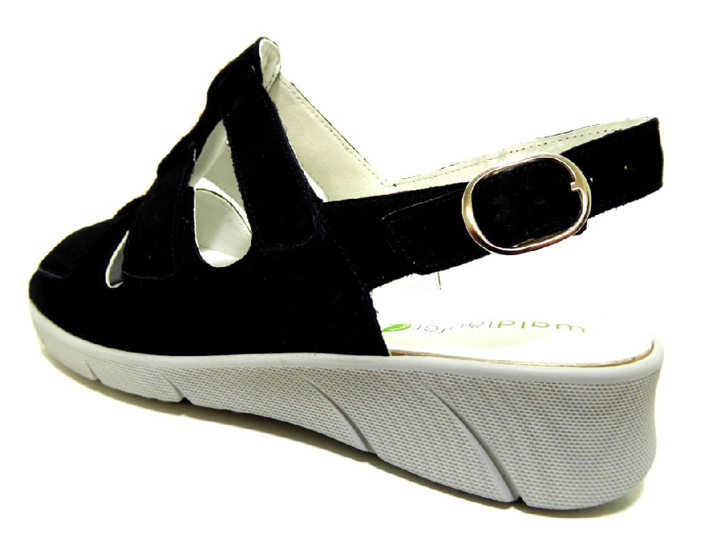 WALDLÄUFER Komfort Sandalen schwarz Kia