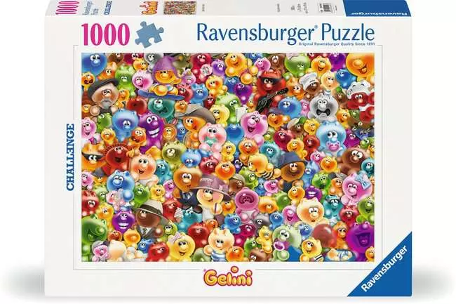 Puzzle 1000 Teile - Challenge Ganz viel Gelini