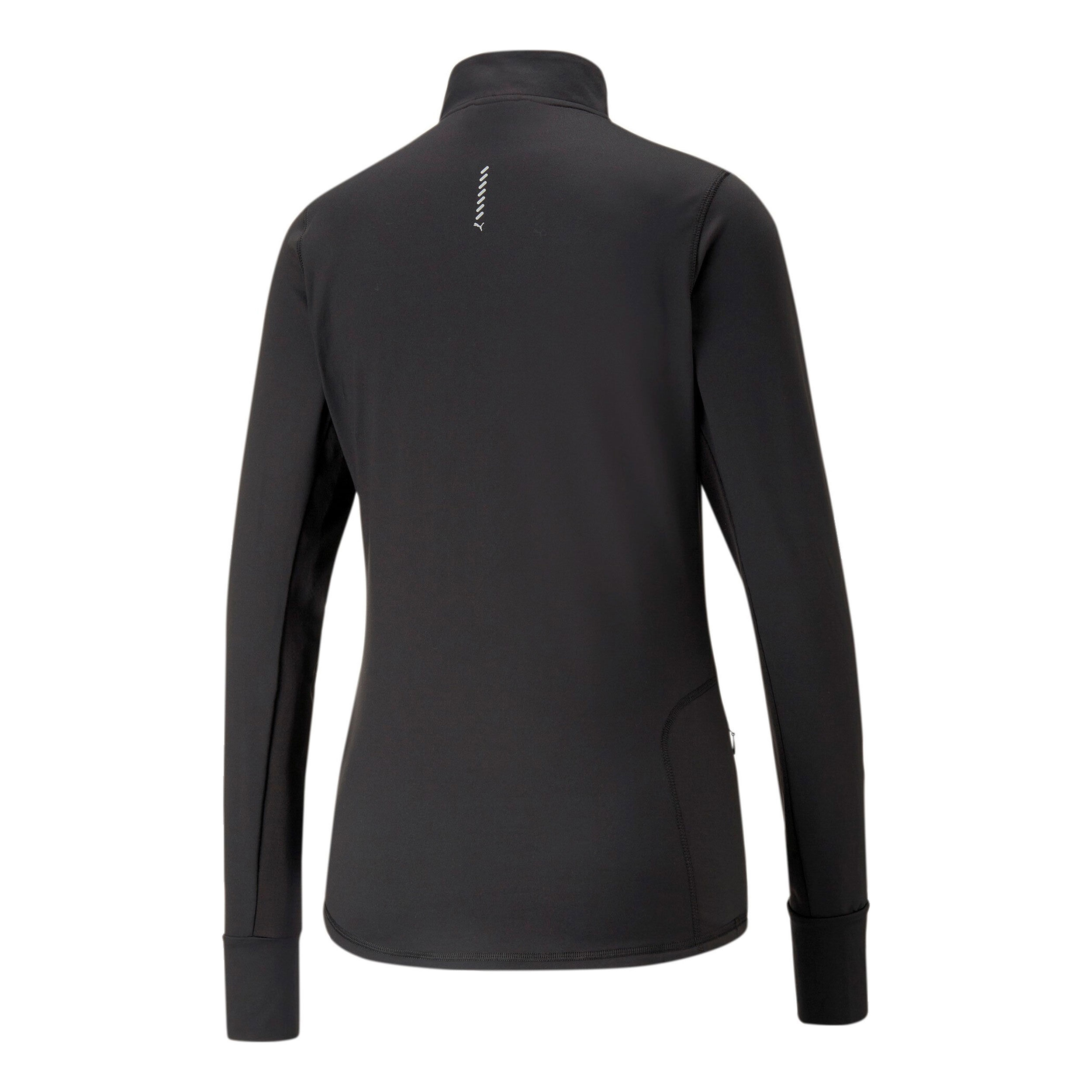 Run Favorite 1/4 Zip Lauftop Damen - Schwarz
