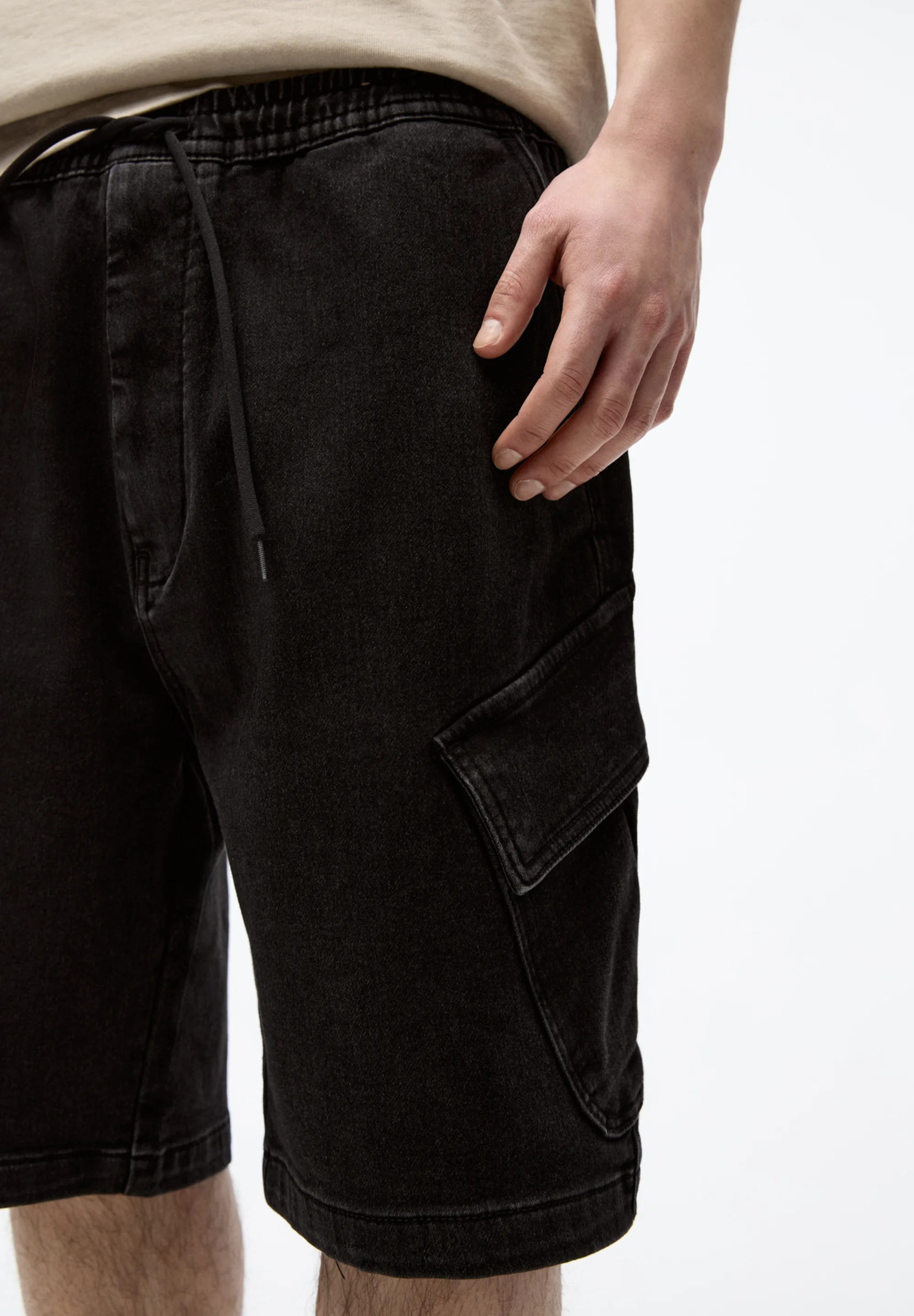 PULL&BEAR BUND - Pantalones cortos vaqueros