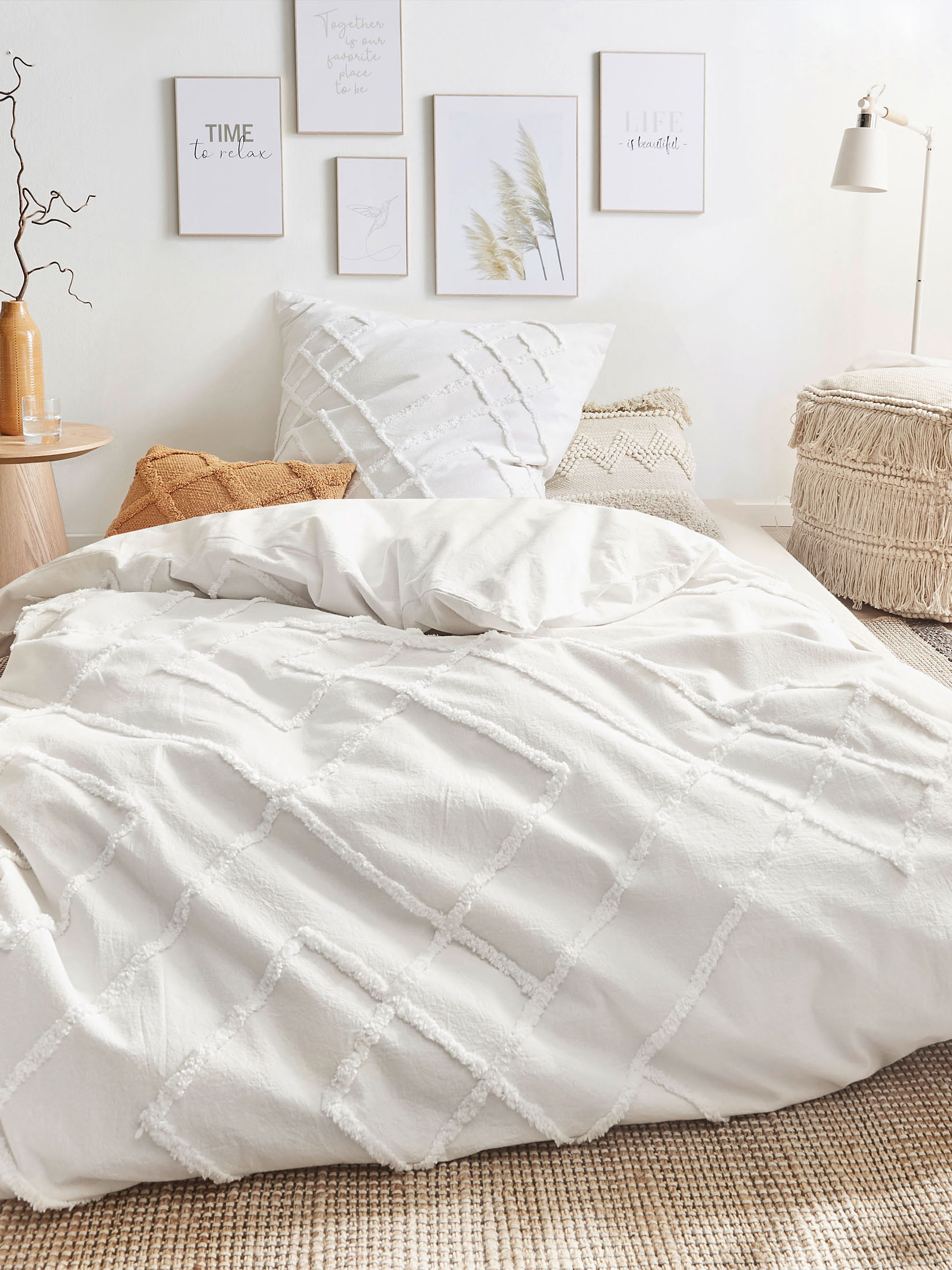 Bohemian Summer Renforcé-Bettwäsche, Offwhite