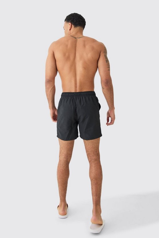 2er-Pack mittellange Man Signature Badehose