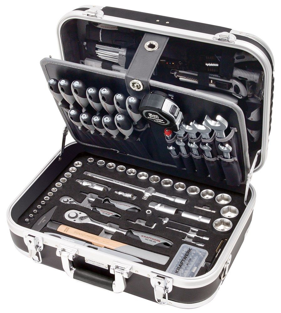 Coffret à outils Kraftwerk 1050NL rempli de 230 pièces