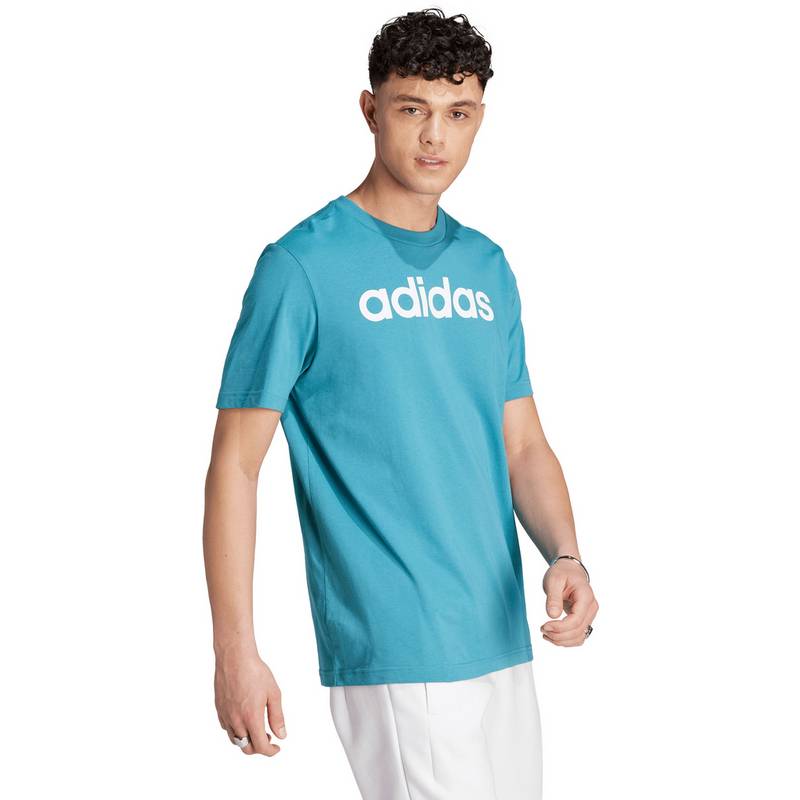 adidas ESSENTIALS LINEAR EMBROIDERED LOGO T-Shirt Herren