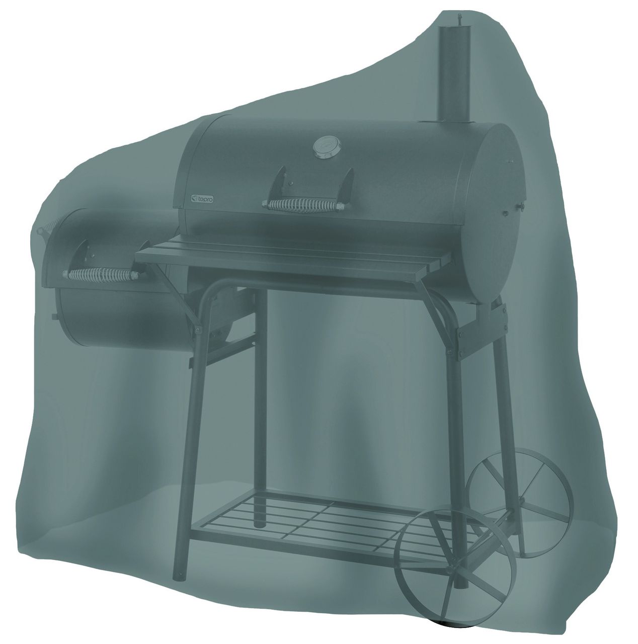 Tepro Universal Abdeckhaube - für Smoker mittel, anthrazit