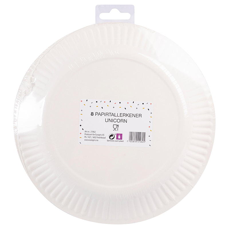 Giform Tallerken 8-pk unicorn