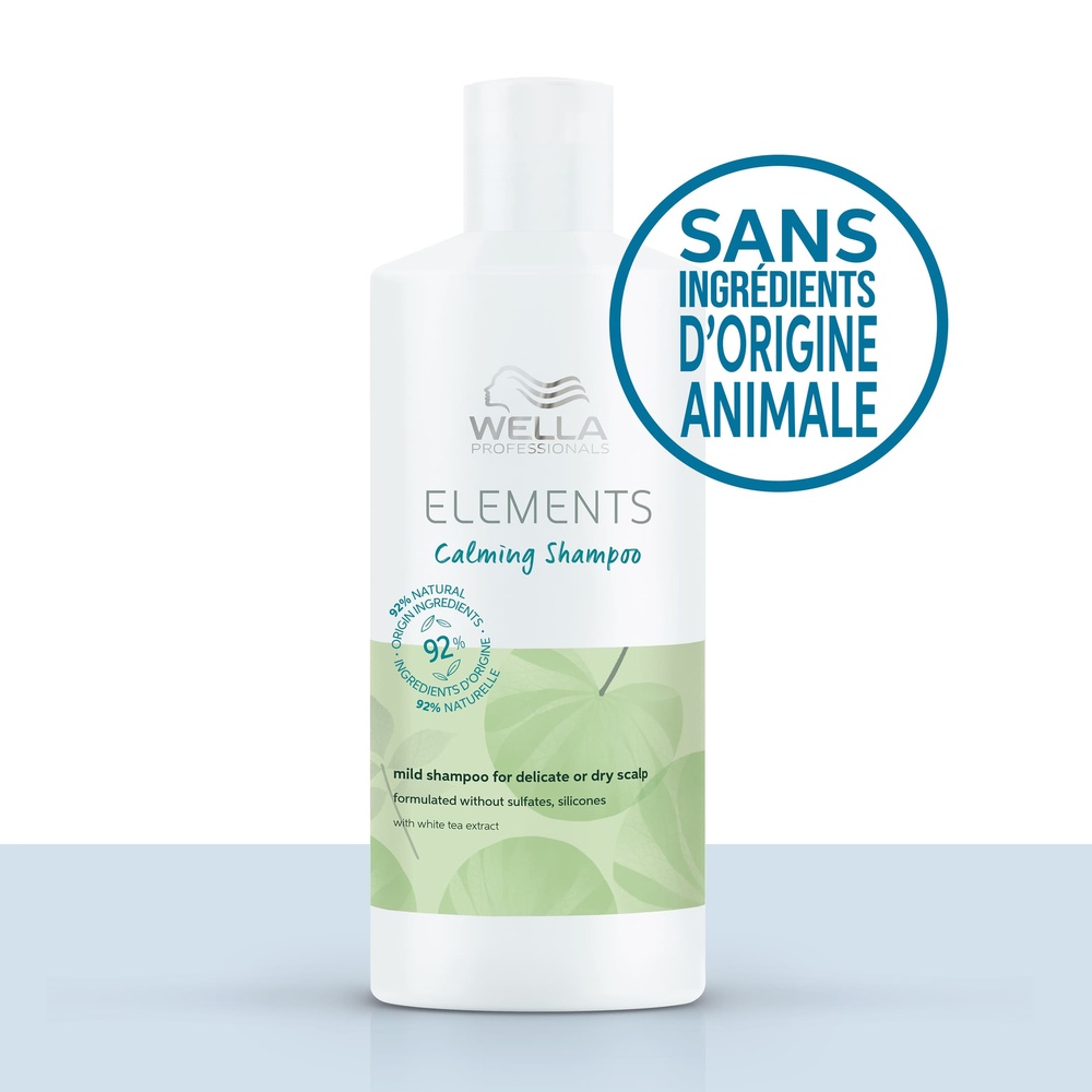 Wella Shampoing Calming Elements Shampoing doux pour cuir chevelu sec oudélicat