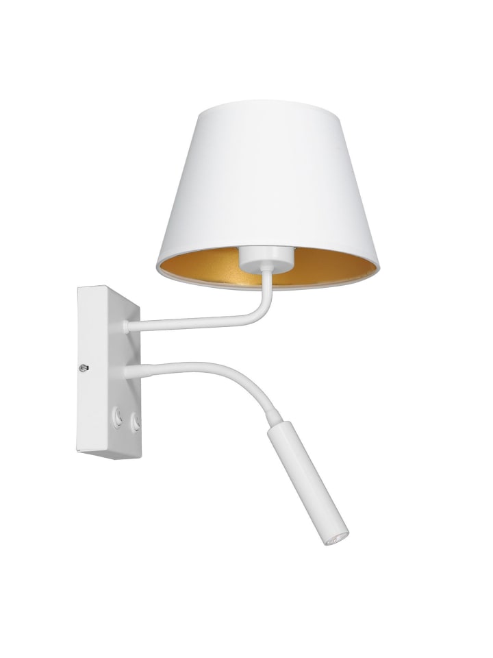 Licht-Erlebnisse Wandlampe in Weiß Gold günstig kaufen onesize