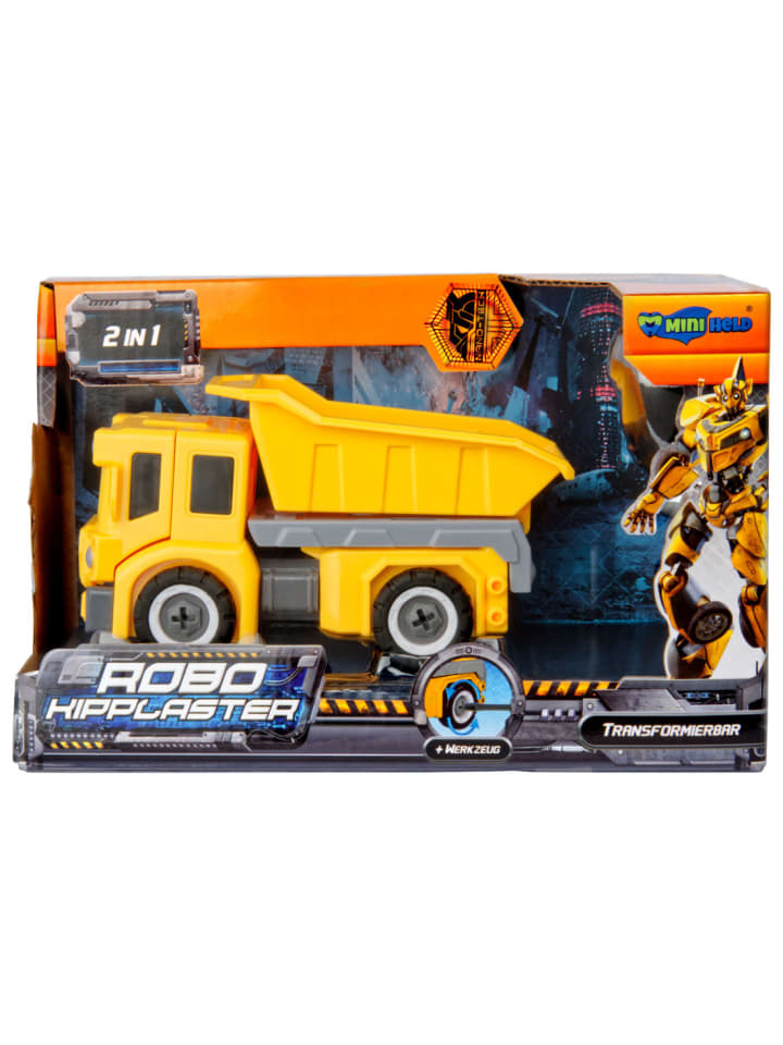 miniHeld Transformierbarer Roboter Kipplaster Lastwagen LKW Spielzeugauto 3 Jahre günstig kaufen onesize