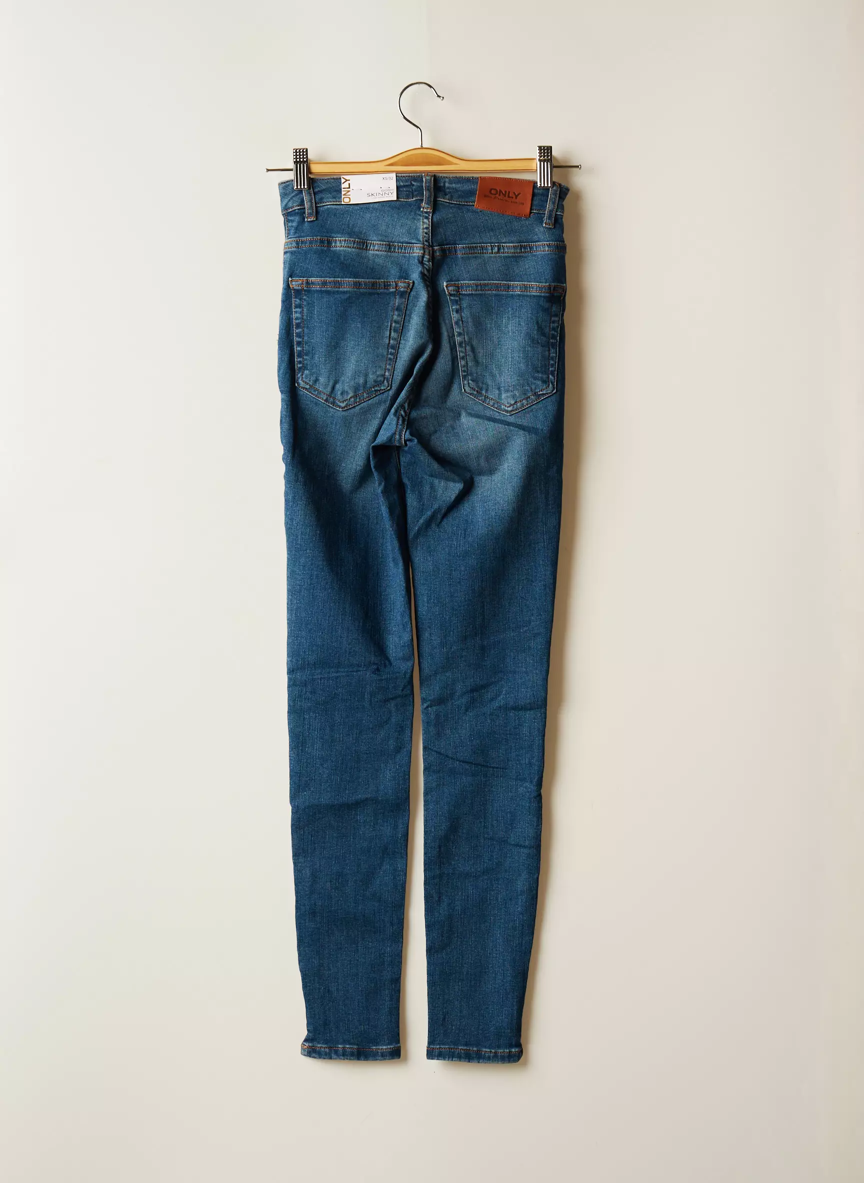 Only Jeans Skinny Femme couleur bleu